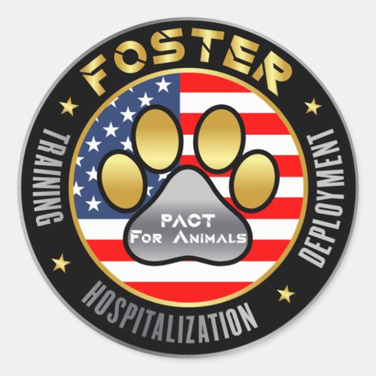 PACT Dark Classic Ronde Stickers (Voorkant)