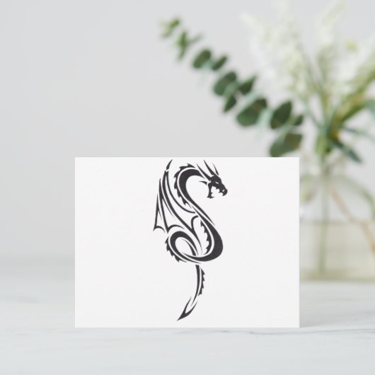 Pact van de draak B1 Briefkaart (Staand voorkant)