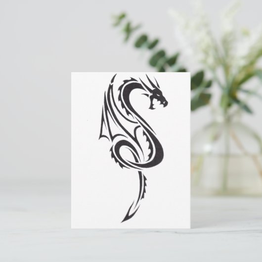 Pact van de draak B1 Briefkaart (Staand voorkant)