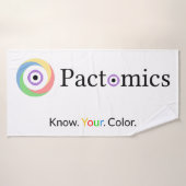Pactomics. Weet het. Jouw. Kleur. Badhanddoek (Badhanddoek)