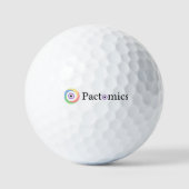 Pactomics. Weet het. Jouw. Kleur. Golfballen (Voorkant)