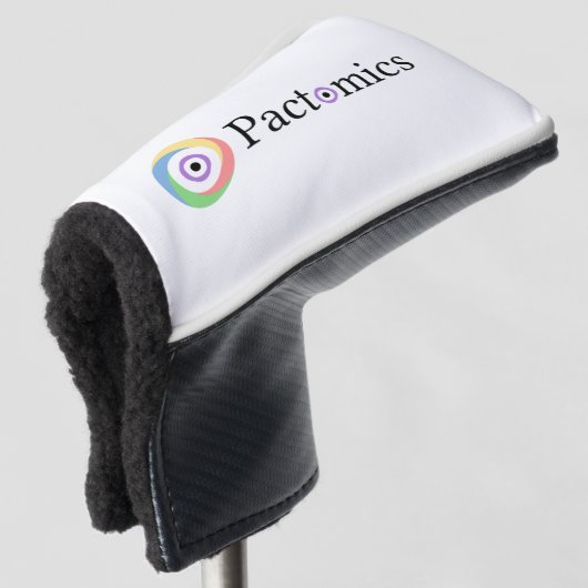 Pactomics. Weet het. Jouw. Kleur. Golfheadcover (3/4 voorkant)