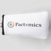 Pactomics. Weet het. Jouw. Kleur. Golfheadcover (Voorkant)