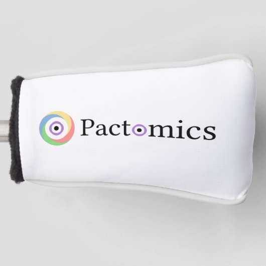 Pactomics. Weet het. Jouw. Kleur. Golfheadcover (Voorkant)