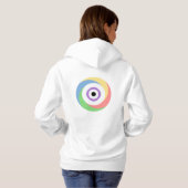 Pactomics. Weet het. Jouw. Kleur. Hoodie (Achterkant volledig)