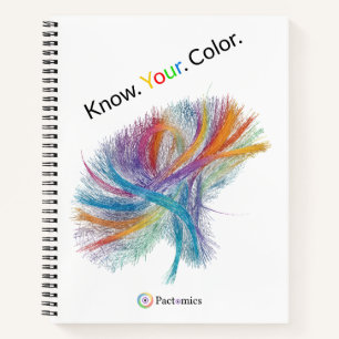 Pactomics. Weet het. Jouw. Kleur. Notitieboek