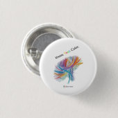 Pactomics. Weet het. Jouw. Kleur. Ronde Button 3,2 Cm (Voorkant /achterkant)