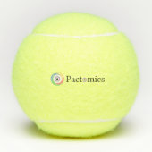 Pactomics. Weet het. Jouw. Kleur. Tennisballen (Voorkant)