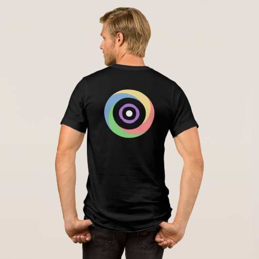 Pactomics weet het. Jouw. Kleur. Tri-Blend Shirt (Achterkant volledig)