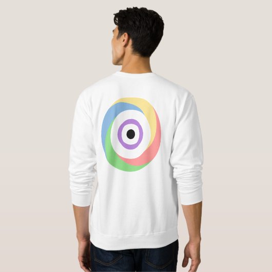 Pactomics. Weet het. Jouw. Kleur. Trui (Achterkant volledig)