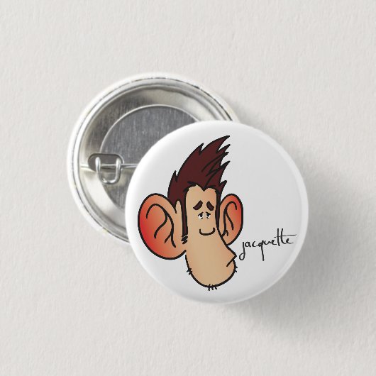 Pactrisch jacquetavatar ronde button 3,2 cm (Voorkant /achterkant)