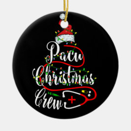 Pacu-kerstcadeautjes voor zuster-kerstpersoneel keramisch ornament