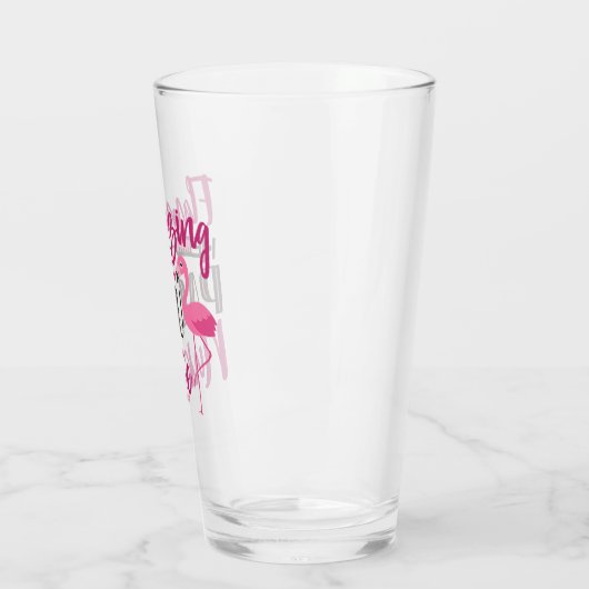 PACU Verpleegkundige Flamingo Nurse Week Appreciat Glas (Links)
