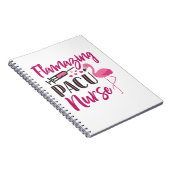 PACU Verpleegkundige Flamingo Nurse Week Appreciat Notitieboek (Rechterzijde)
