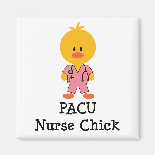 PACU Verpleegster Chick Magnet (Voorkant)