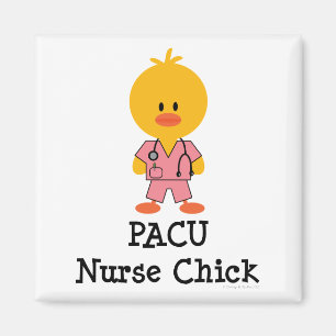 PACU Zurse Chick Magnet