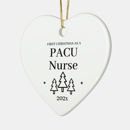 Pacu Zurse Eerste Kerstmis Keramisch Ornament (Links)