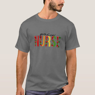 Pacu Zurse Kerstverpleegster Favoriete verpleegste T-shirt