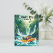 Pacuare rivier Costa Rica Briefkaart (Staand voorkant)