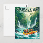 Pacuare rivier Costa Rica Briefkaart (Voorkant / Achterkant)