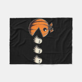 Pacween Grappige Halloween Pompoen Geest Kauw Game Fleece Deken (Voorkant (Horizontaal))
