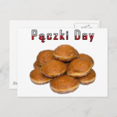 Paczki Day Briefkaart (Voorkant / Achterkant)