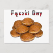 Paczki Day Briefkaart (Voorkant)