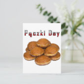 Paczki Day Briefkaart (Staand voorkant)