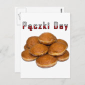 Paczki Day Briefkaart (Voorkant / Achterkant)