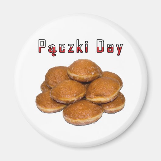 Paczki Day Magneet (Voorkant)