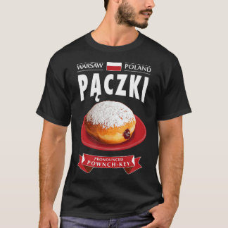 Paczki Day Poland Fried Icing Fred Donut Tue T-shirt