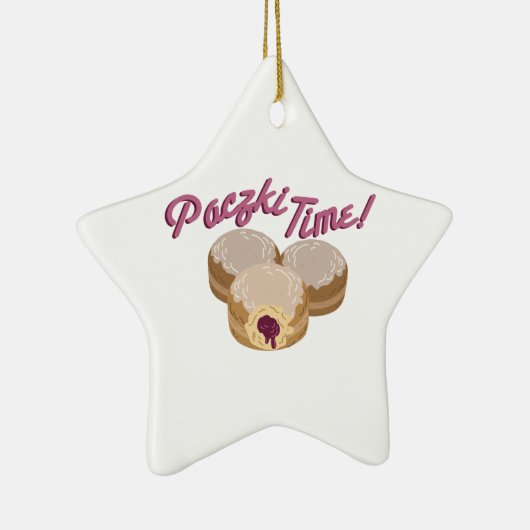 Paczki Time. Keramisch Ornament (Rechts)