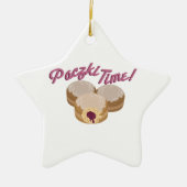 Paczki Time. Keramisch Ornament (Voorkant)