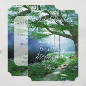 PAD AAN BUITENLANDSE WOODLAND STREAMVRIJGEZELLENFE KAART (Voorkant / Achterkant)