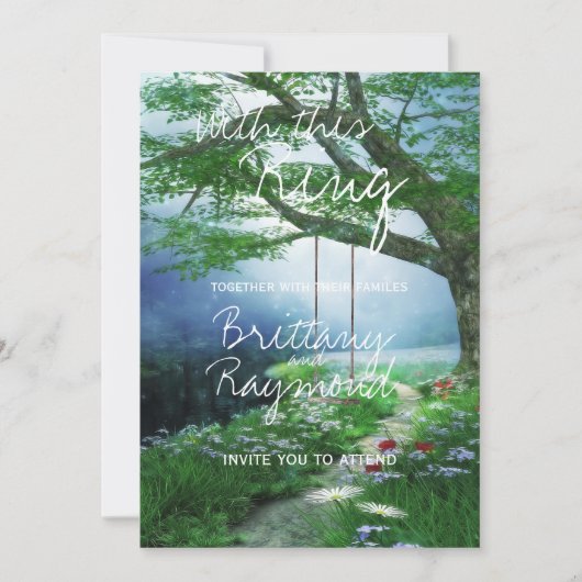 PAD AAN BUITENLANDSE WOODLAND STREAMWEDING KAART (Voorkant)