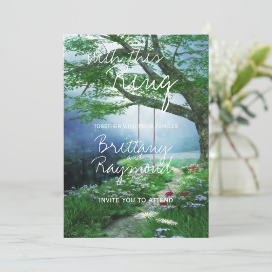 PAD AAN BUITENLANDSE WOODLAND STREAMWEDING KAART (Staand voorkant)