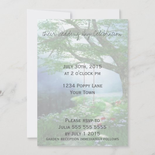 PAD AAN BUITENLANDSE WOODLAND STREAMWEDING KAART (Achterkant)