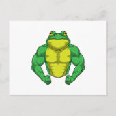 Pad als bodybuilder met grote spieren briefkaart (Voorkant)