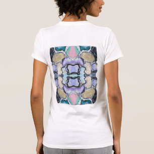 Pad de Weg met een kleurrijke Stepping Stone Patte T-shirt