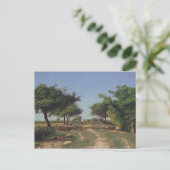 Pad door de appelbomen briefkaart (Staand voorkant)