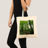 Pad door de Groene Boszak Tote Bag (Voorkant (product))