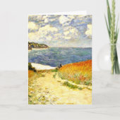 Pad door de maïs bij Pourville, Kaart (Voorkant)