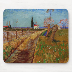 Pad door een veld, wilgen van Vincent van Gogh Muismat