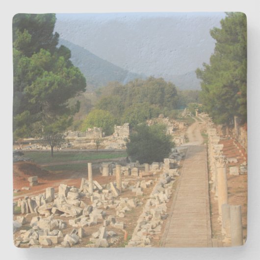 Pad door Ephesus Turkey Square Onderzetter (Voorkant)
