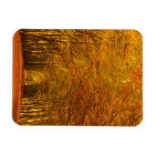 Pad door het bos in de herfst verticale magneet (Horizontaal)