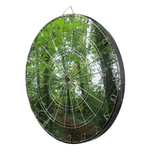 Pad door het Groene Forest Dart Board Dartbord (Voorkant Rechts)
