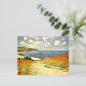 Pad door het Korn in Pourville, mooie kunst Briefkaart (Staand voorkant)