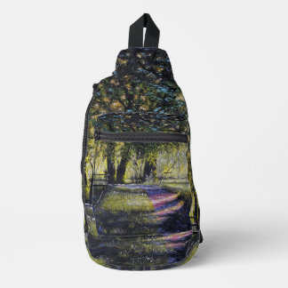 "Pad door het land" Sling Bag