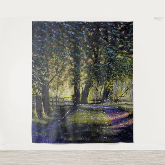 "Pad door het land" Wandkleed (Voorkant)