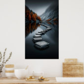 Pad door stilte poster (Keuken)